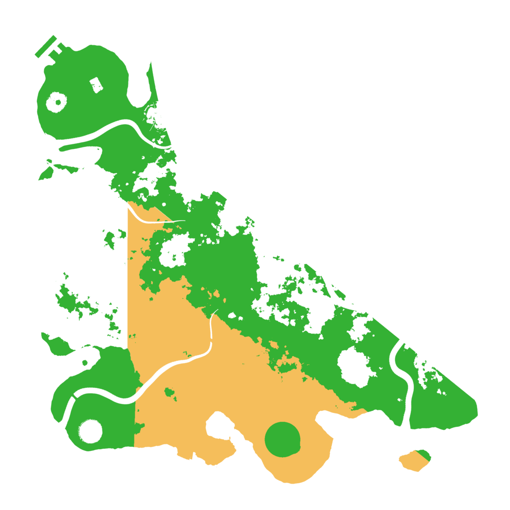 Biome Rust Map: Procedural Map, Size: 3800, Seed: 2543507