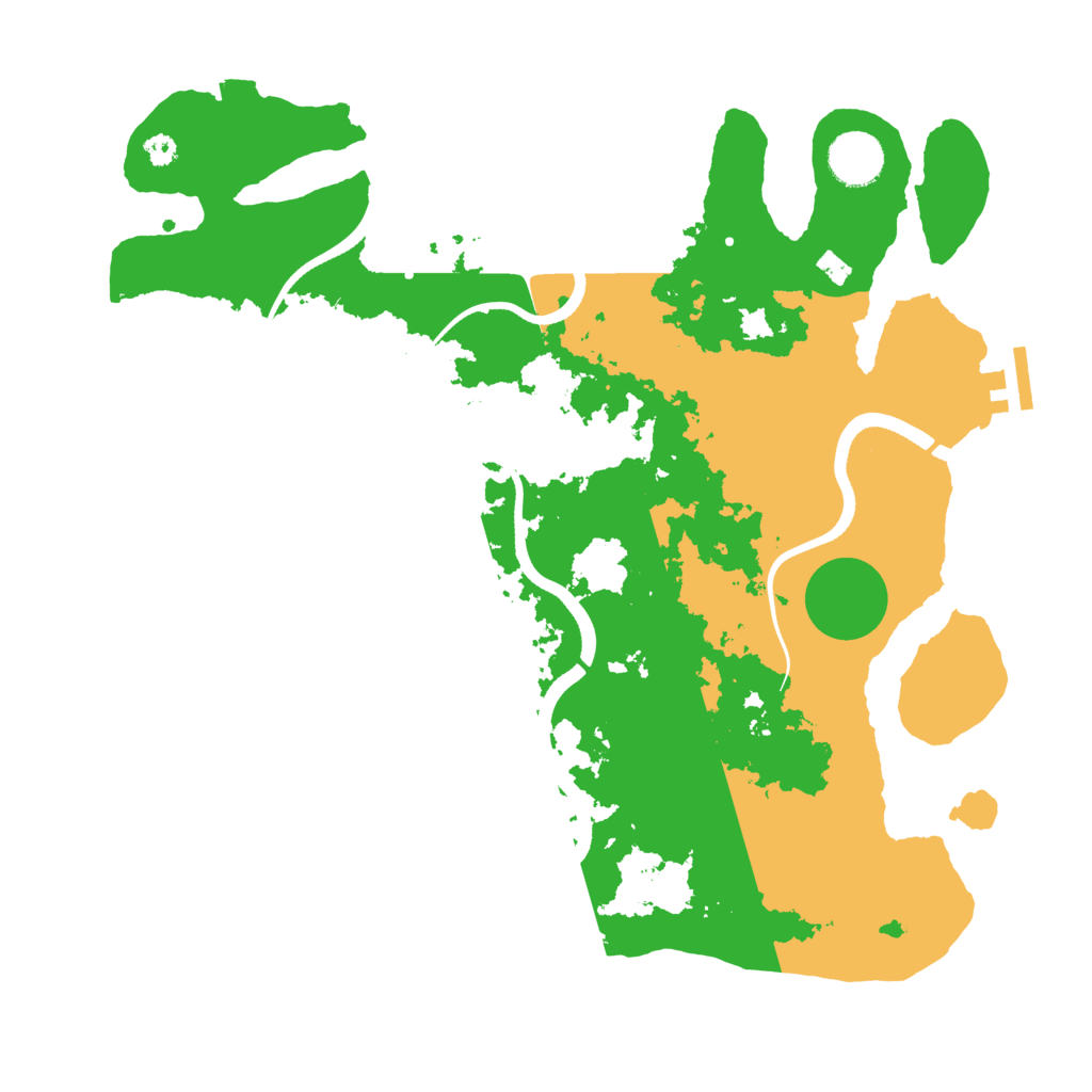 Biome Rust Map: Procedural Map, Size: 3500, Seed: 1484061828