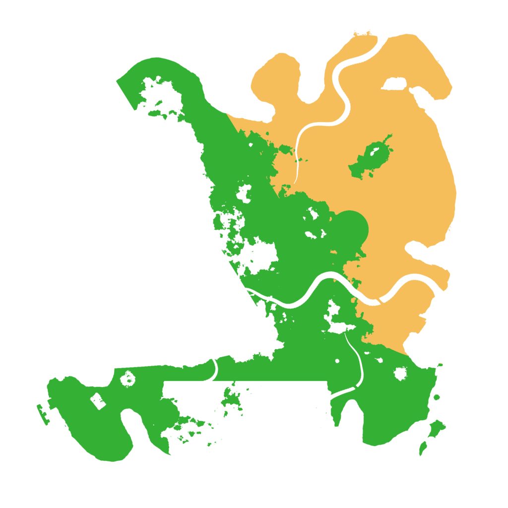 Biome Rust Map: Procedural Map, Size: 3500, Seed: 1399751420