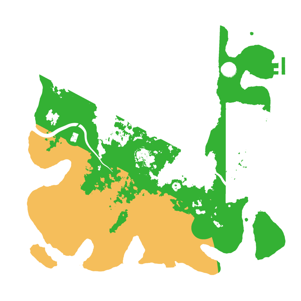 Biome Rust Map: Procedural Map, Size: 3500, Seed: 85944640