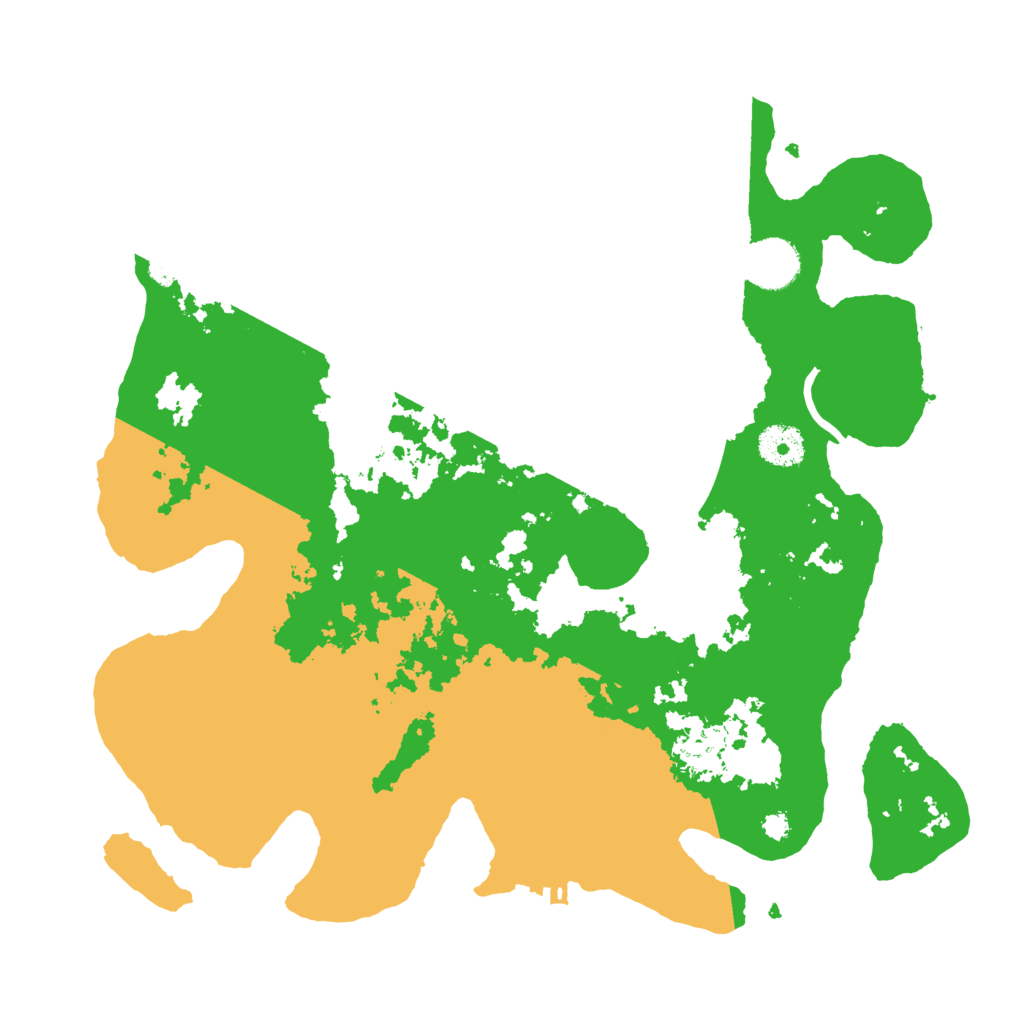 Biome Rust Map: Procedural Map, Size: 3500, Seed: 85944640