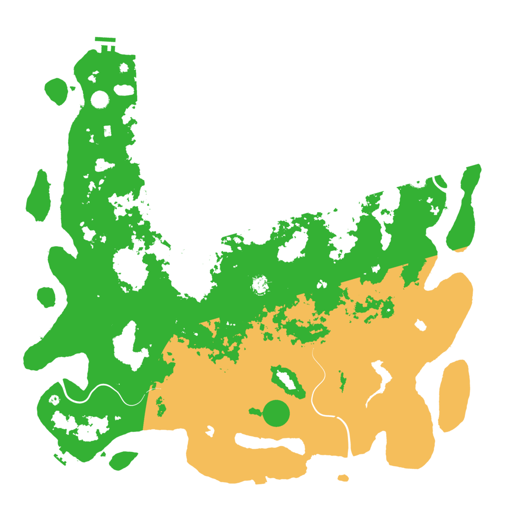 Biome Rust Map: Procedural Map, Size: 5000, Seed: 123213874