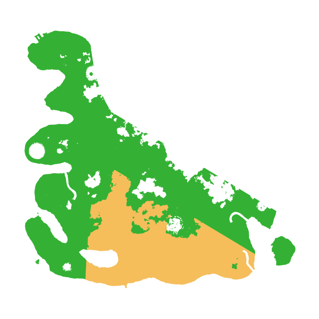 Biome Rust Map: Procedural Map, Size: 3500, Seed: 59209388