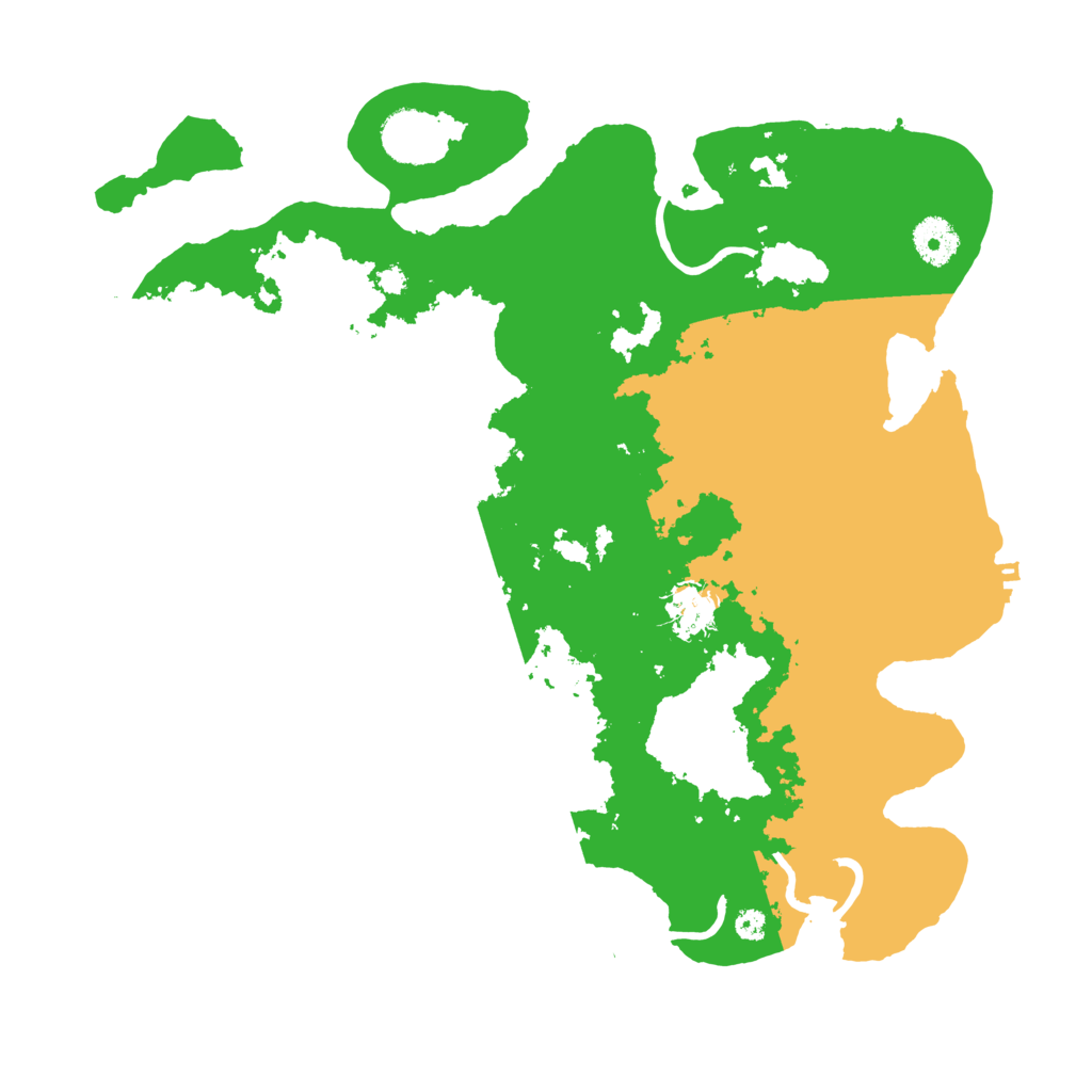 Biome Rust Map: Procedural Map, Size: 3600, Seed: 83201446