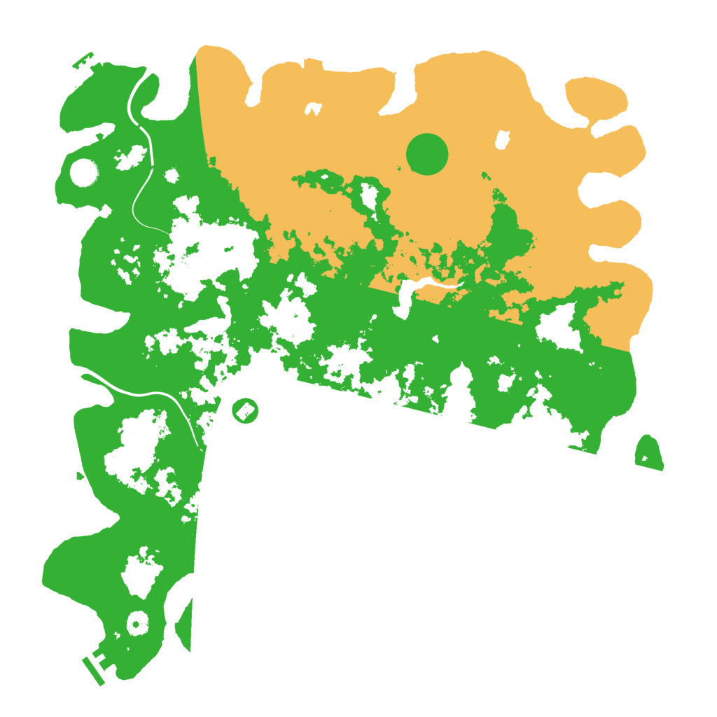 Biome Rust Map: Procedural Map, Size: 4500, Seed: 1746445596