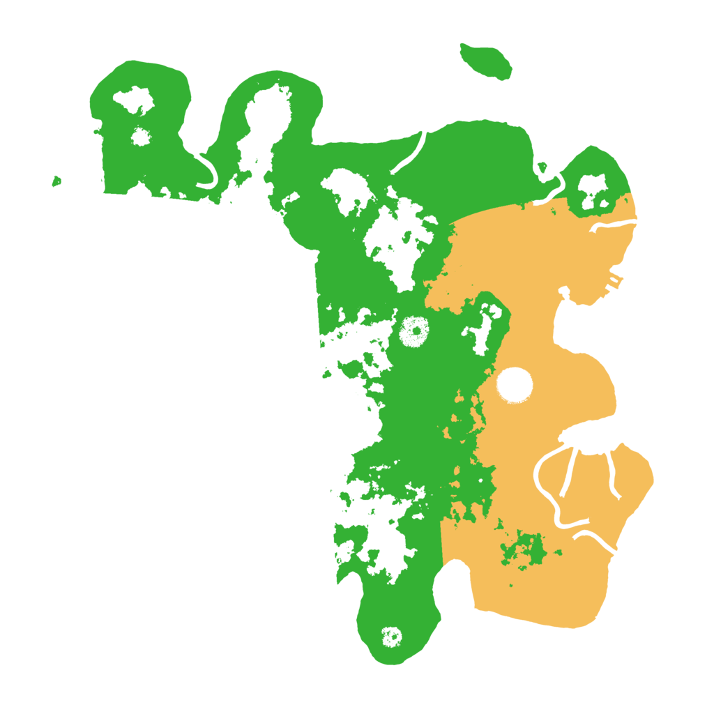 Biome Rust Map: Procedural Map, Size: 3500, Seed: 21605561