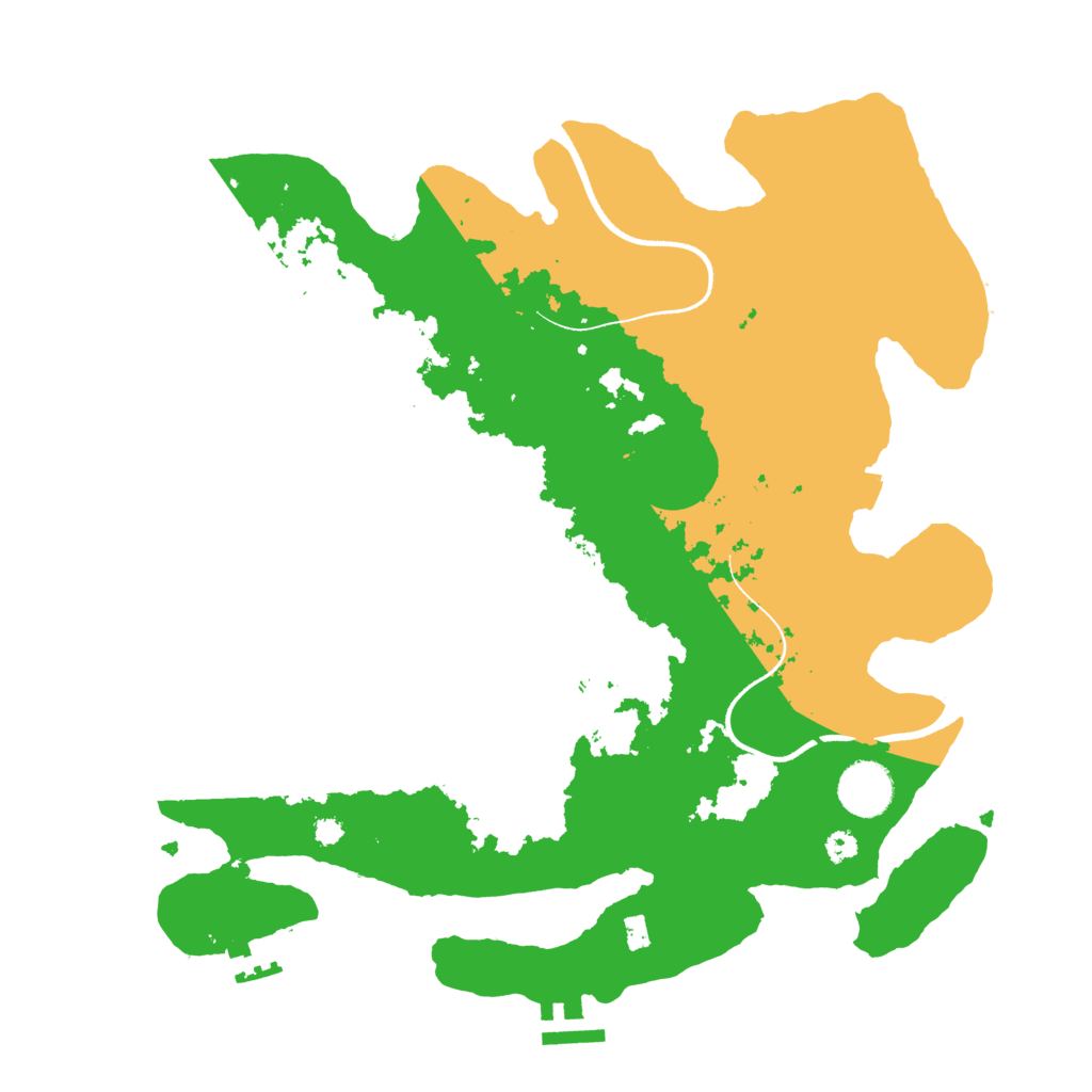 Biome Rust Map: Procedural Map, Size: 3500, Seed: 34026921