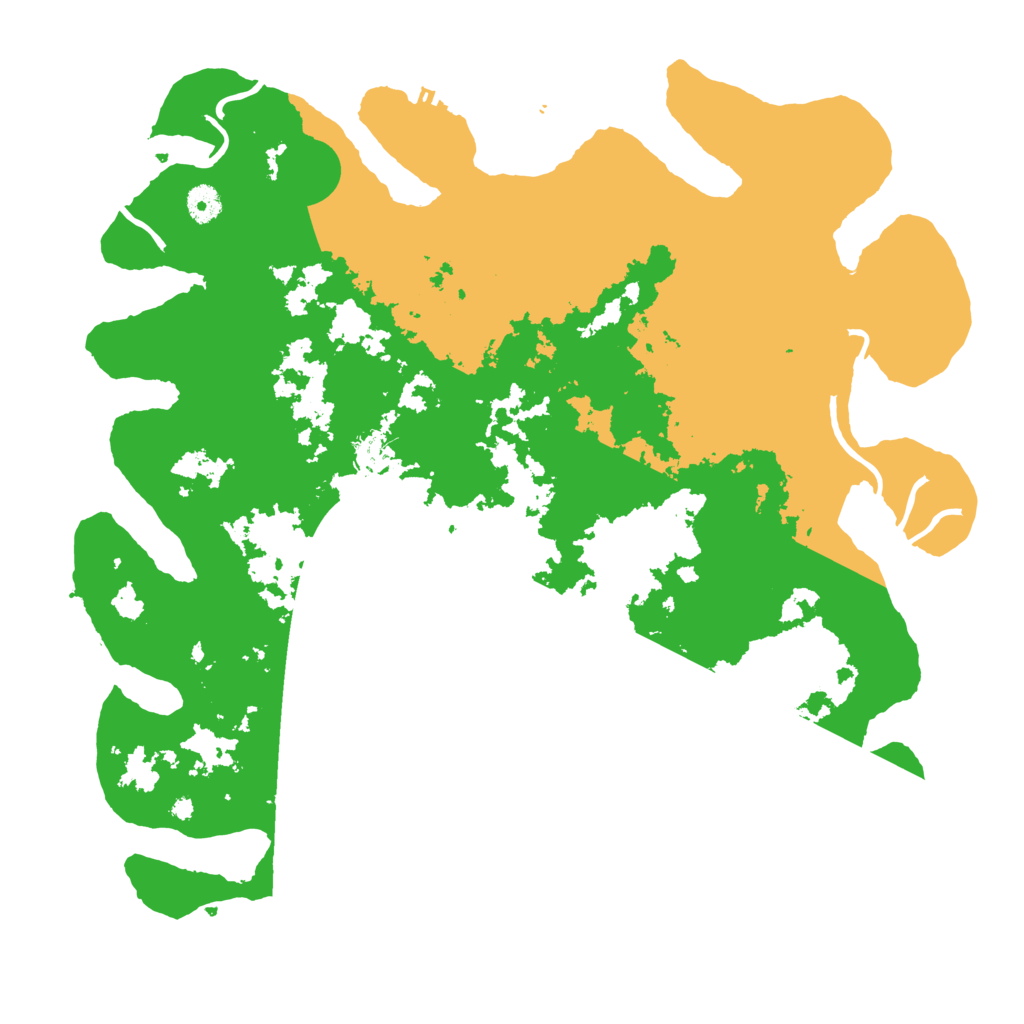 Biome Rust Map: Procedural Map, Size: 4300, Seed: 54296