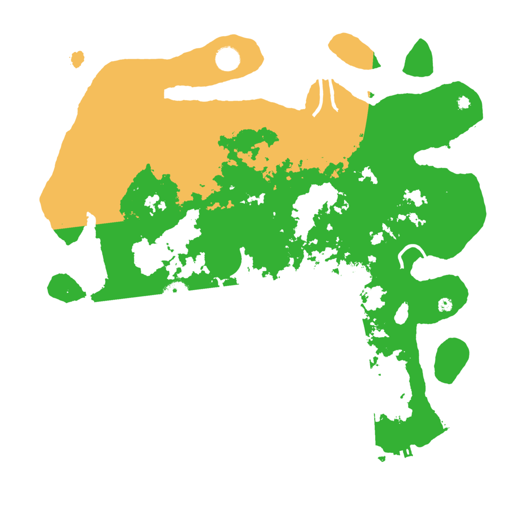 Biome Rust Map: Procedural Map, Size: 3700, Seed: 540642616