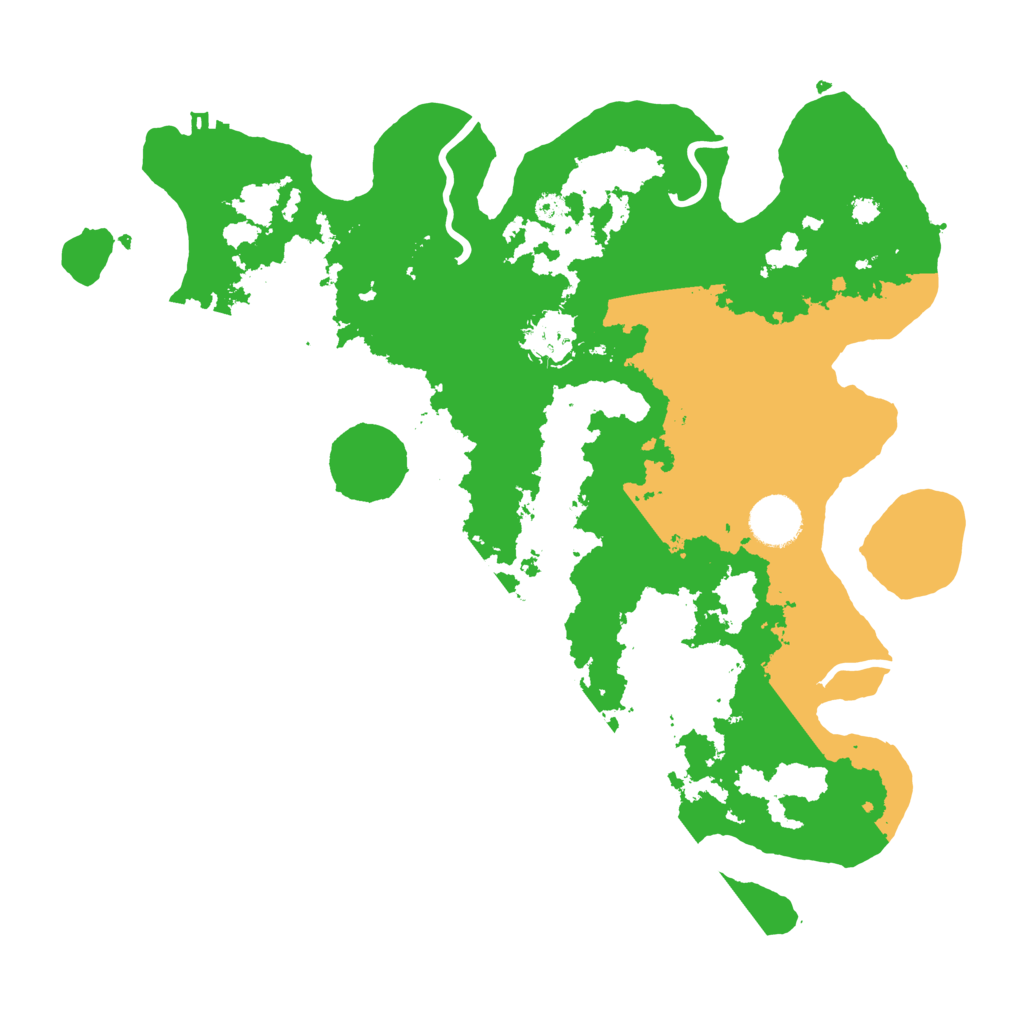 Biome Rust Map: Procedural Map, Size: 3500, Seed: 59800509