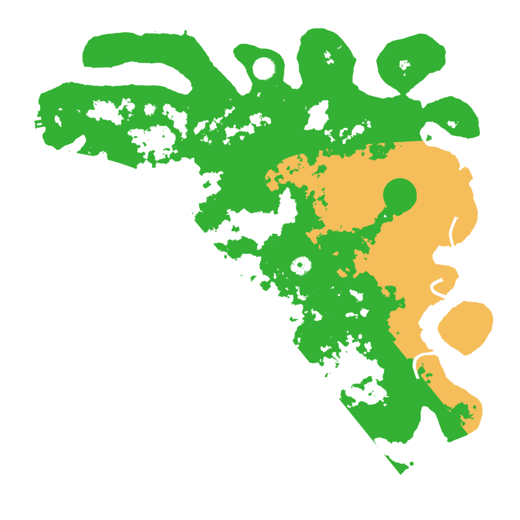 Biome Rust Map: Procedural Map, Size: 4100, Seed: 35125336