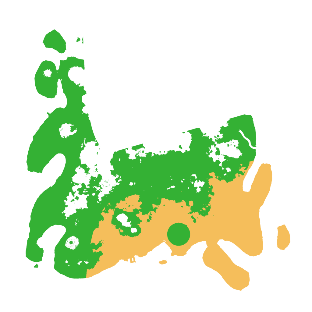 Biome Rust Map: Procedural Map, Size: 3600, Seed: 12803306