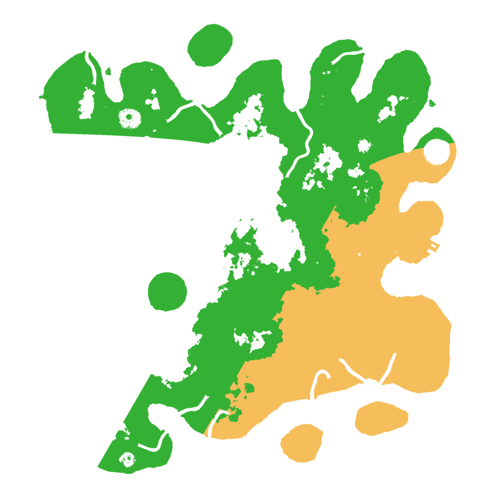 Biome Rust Map: Procedural Map, Size: 3500, Seed: 69610159