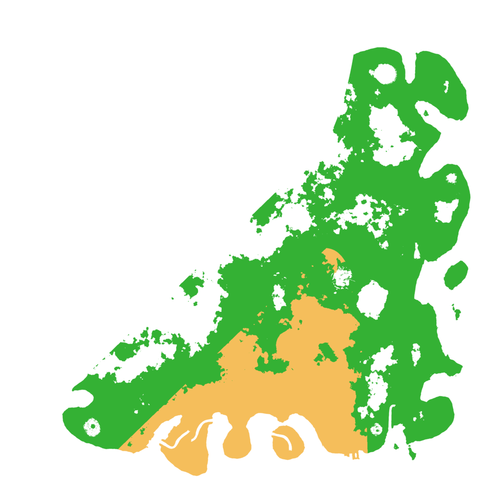 Biome Rust Map: Procedural Map, Size: 4500, Seed: 58430286