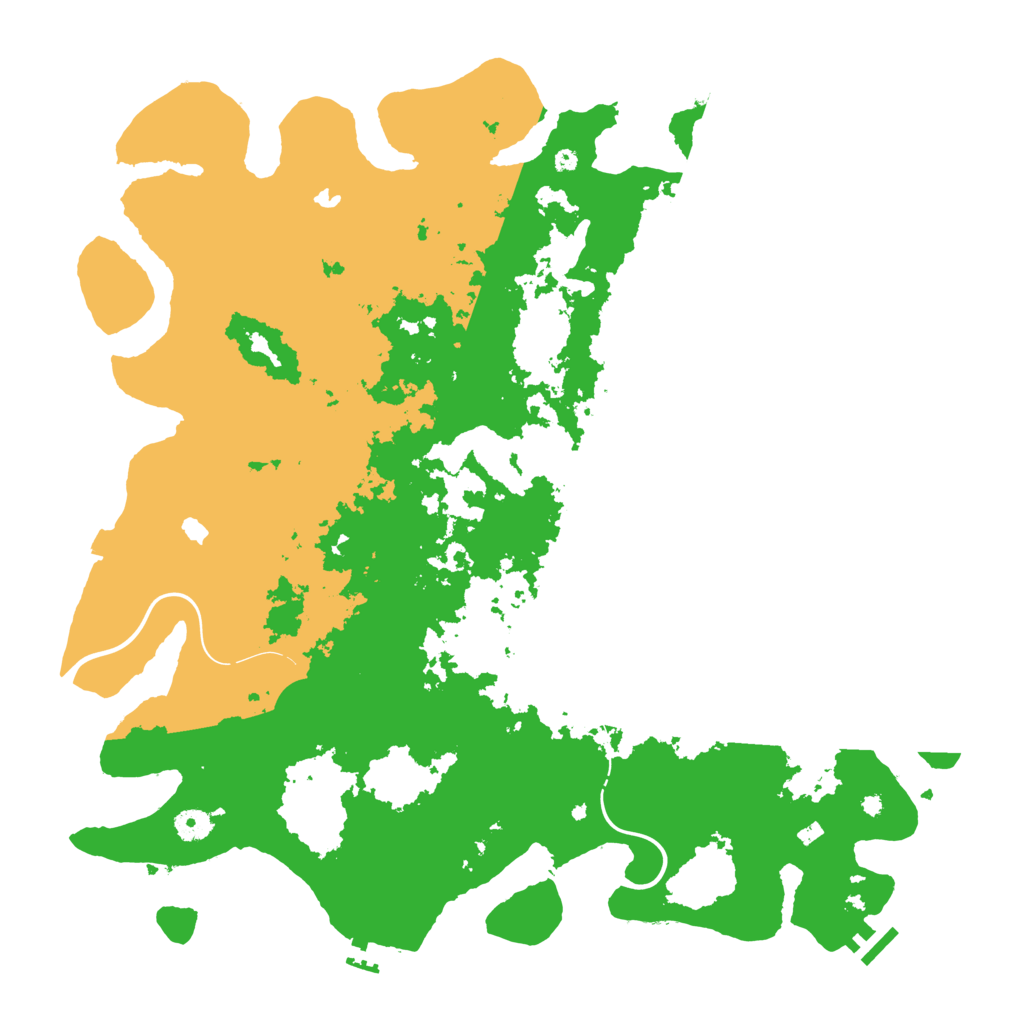 Biome Rust Map: Procedural Map, Size: 4500, Seed: 1416657757