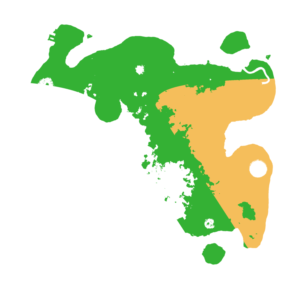 Biome Rust Map: Procedural Map, Size: 3000, Seed: 6167
