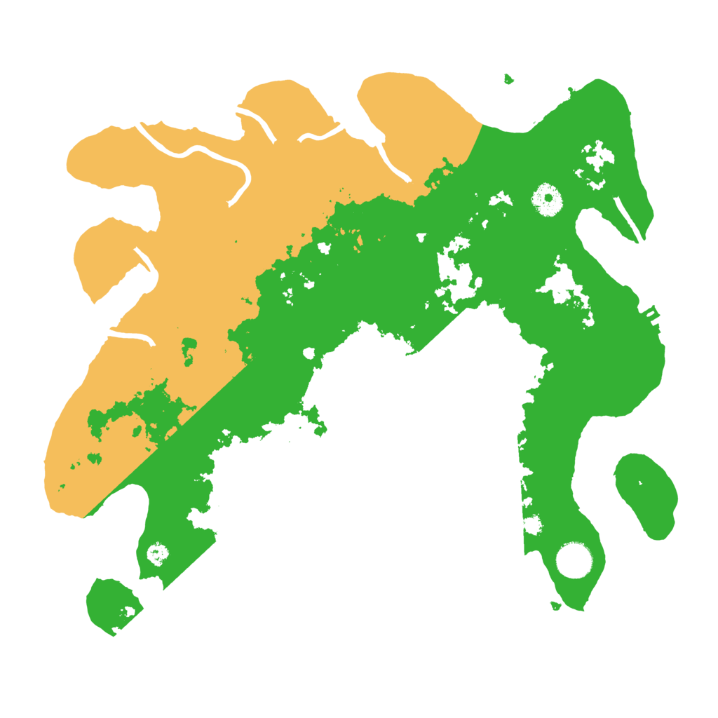 Biome Rust Map: Procedural Map, Size: 3500, Seed: 90777837