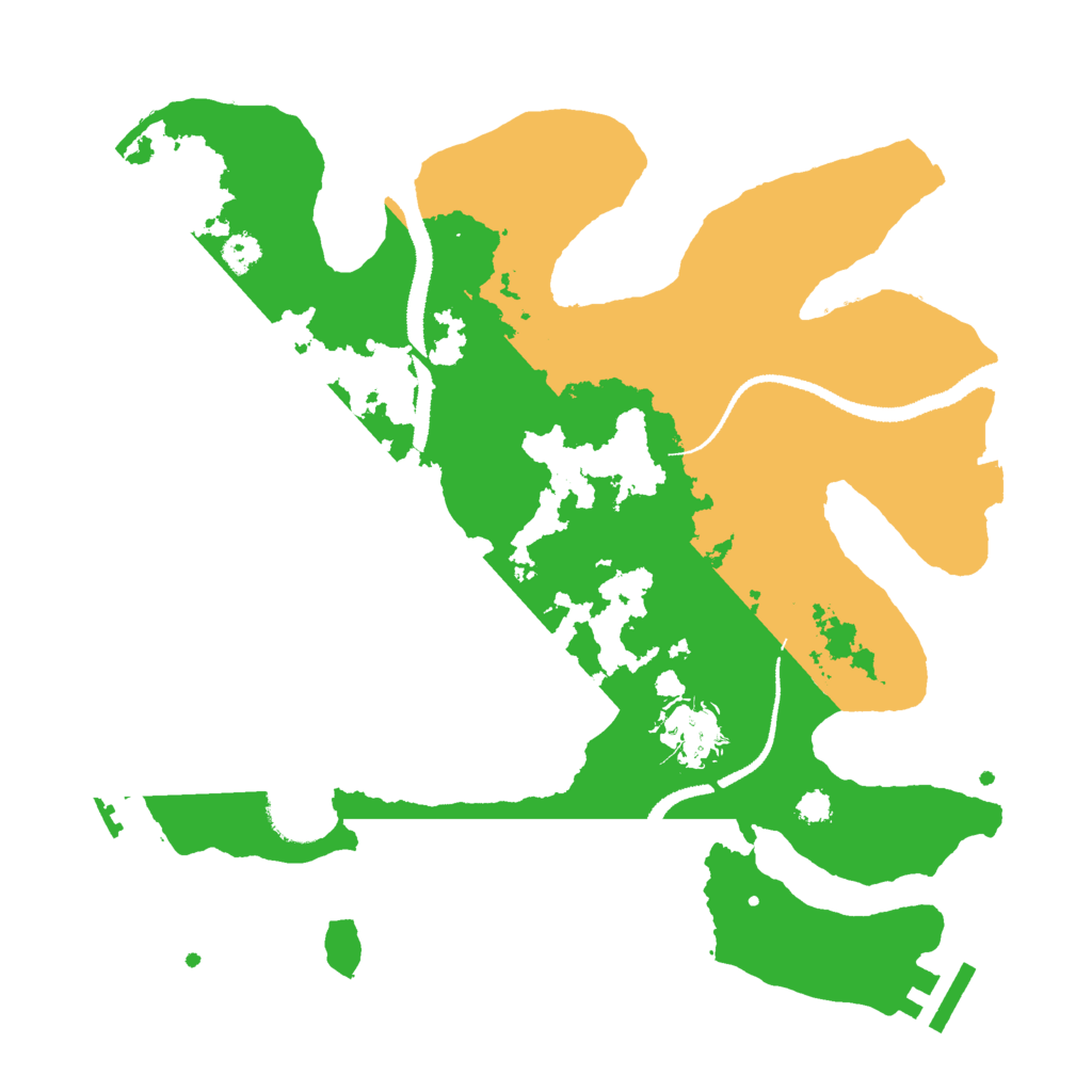 Biome Rust Map: Procedural Map, Size: 3000, Seed: 2116887575