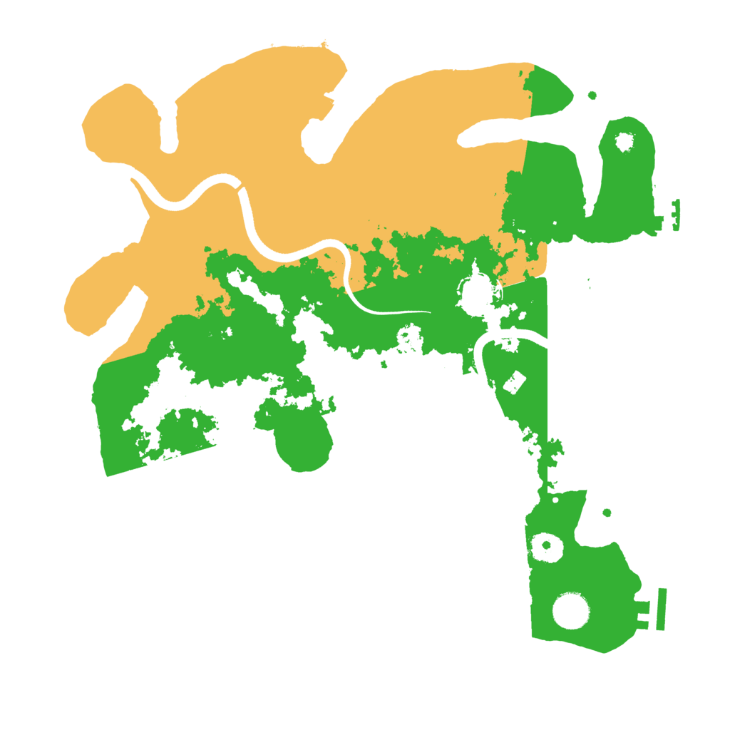 Biome Rust Map: Procedural Map, Size: 3500, Seed: 1196637301