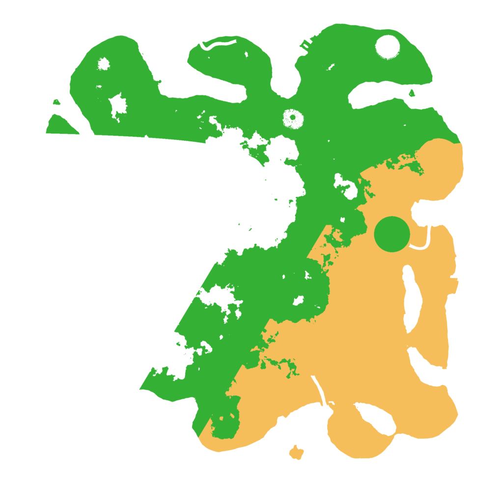 Biome Rust Map: Procedural Map, Size: 3700, Seed: 407393666