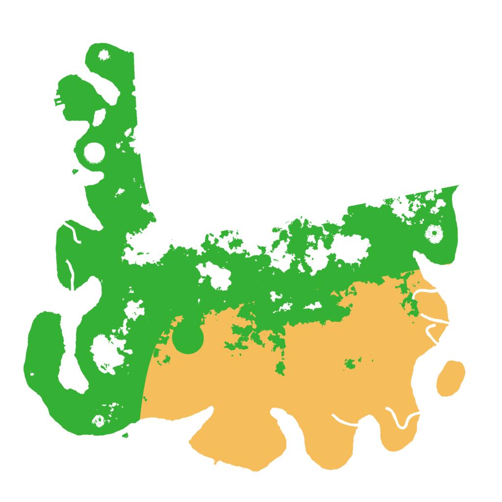 Biome Rust Map: Procedural Map, Size: 4250, Seed: 439641882