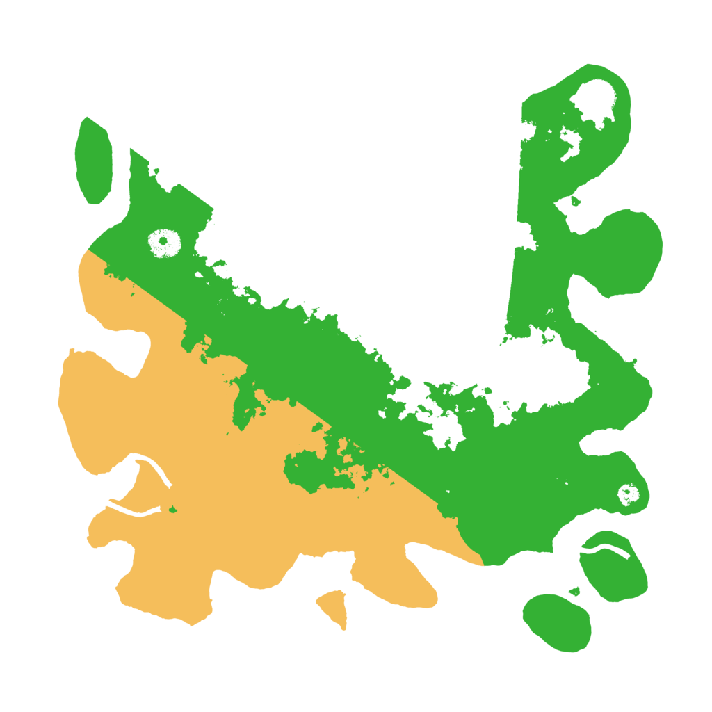 Biome Rust Map: Procedural Map, Size: 3500, Seed: 55638678