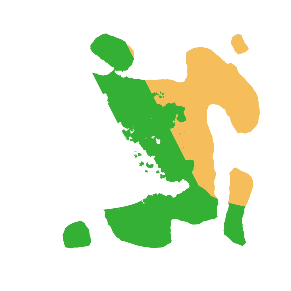 Biome Rust Map: Barren, Size: 2500, Seed: 42312