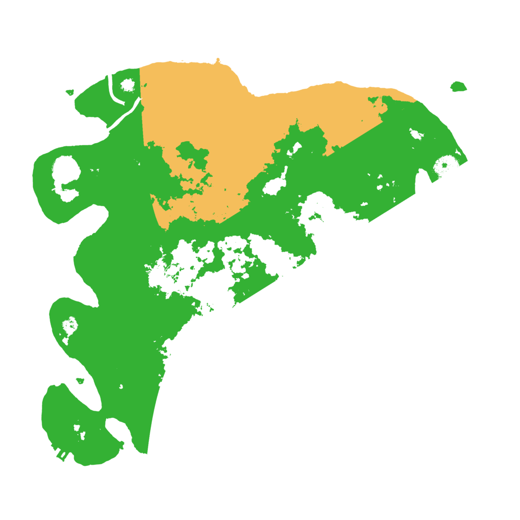 Biome Rust Map: Procedural Map, Size: 3500, Seed: 546313