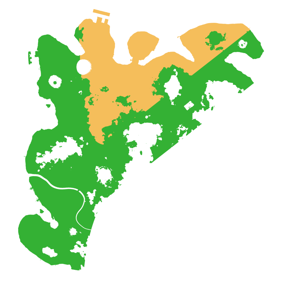 Biome Rust Map: Procedural Map, Size: 3500, Seed: 2099300933