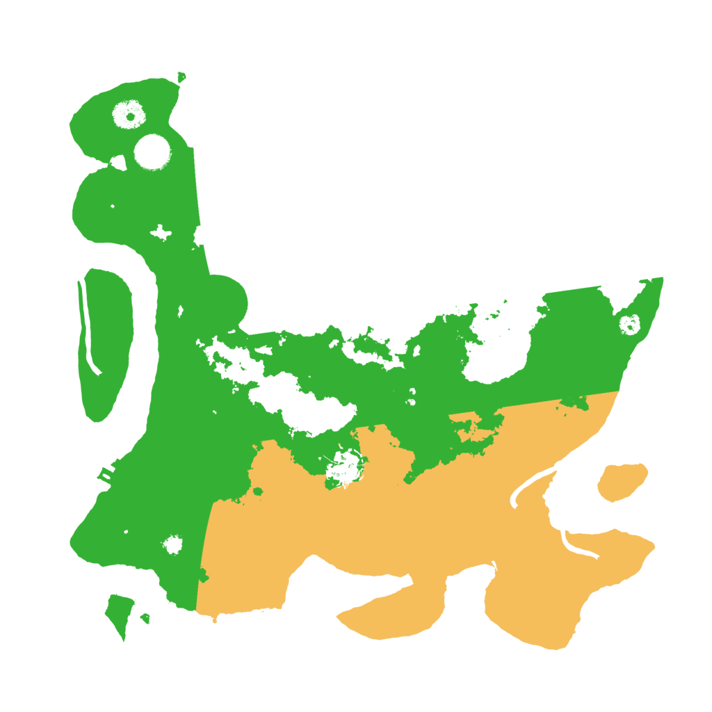 Biome Rust Map: Procedural Map, Size: 3500, Seed: 59140191