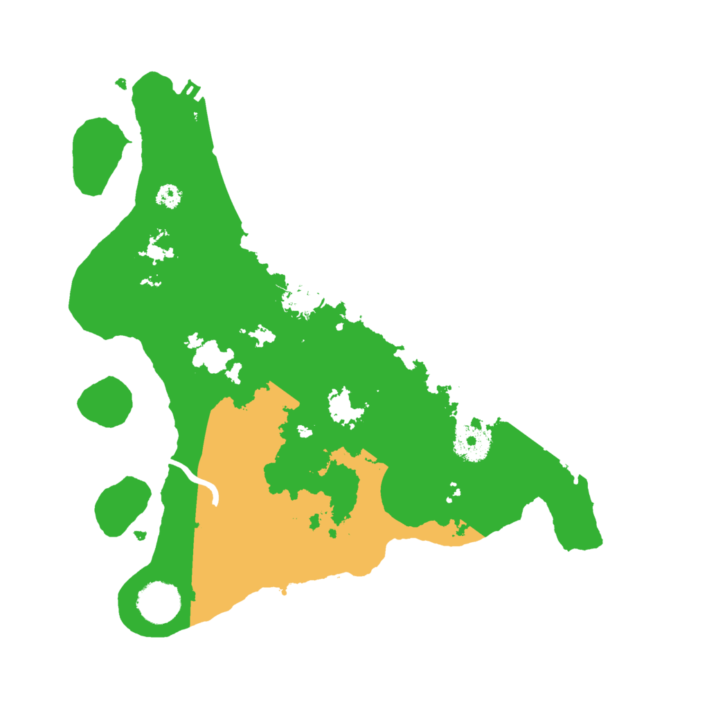 Biome Rust Map: Procedural Map, Size: 3000, Seed: 48457