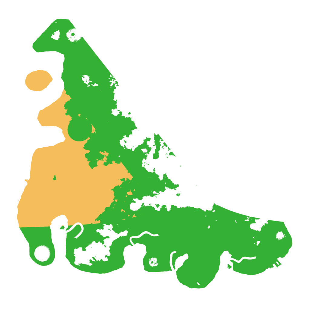 Biome Rust Map: Procedural Map, Size: 3500, Seed: 24726758