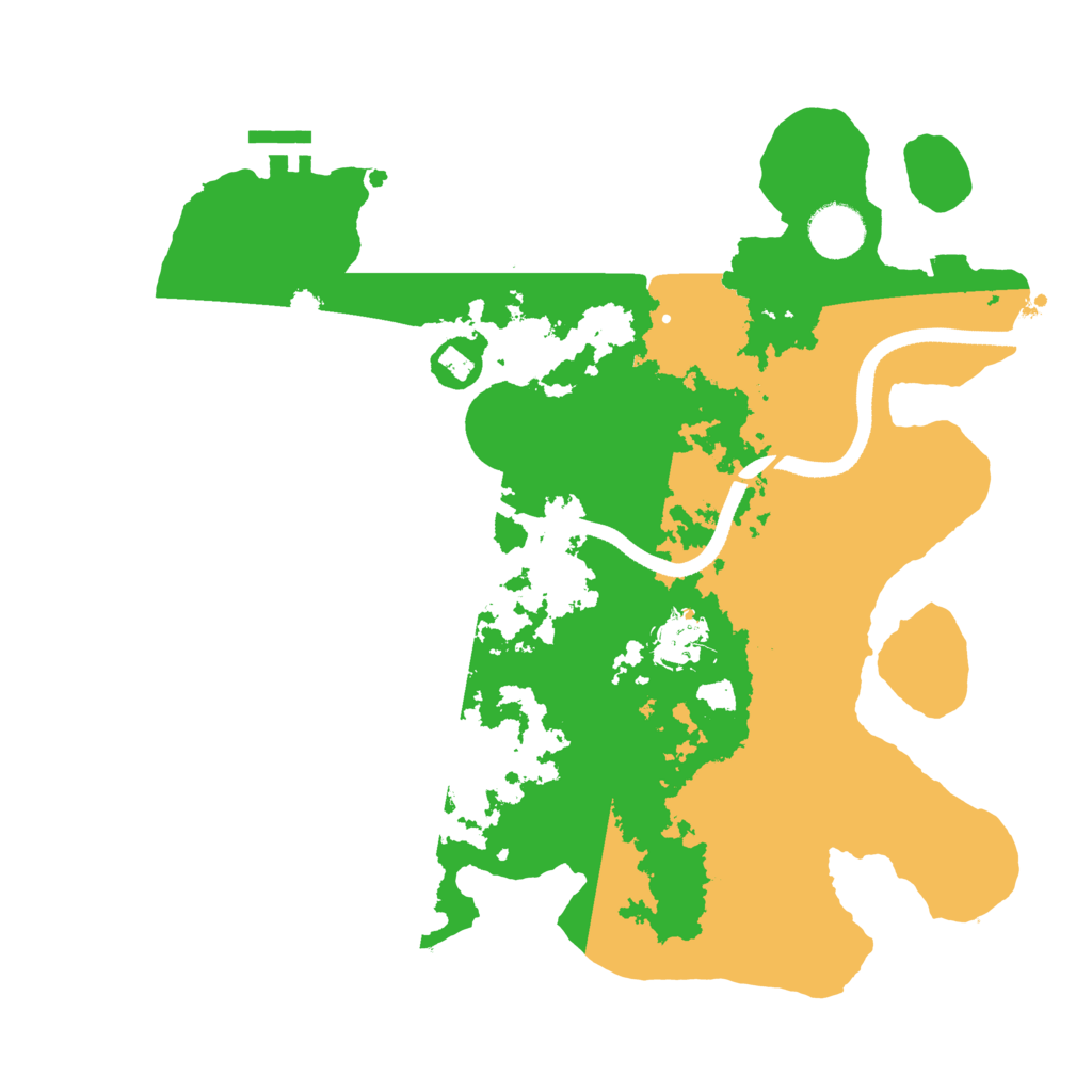 Biome Rust Map: Procedural Map, Size: 3500, Seed: 78308080