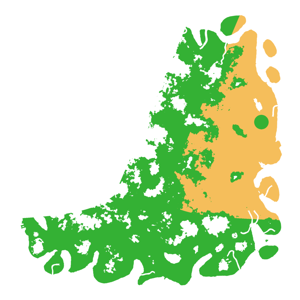Biome Rust Map: Procedural Map, Size: 5500, Seed: 612351