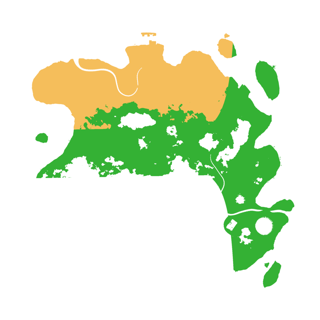 Biome Rust Map: Procedural Map, Size: 3250, Seed: 20221208