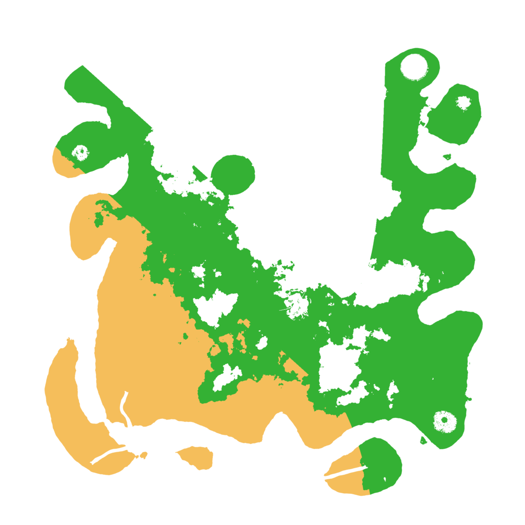 Biome Rust Map: Procedural Map, Size: 3500, Seed: 19248