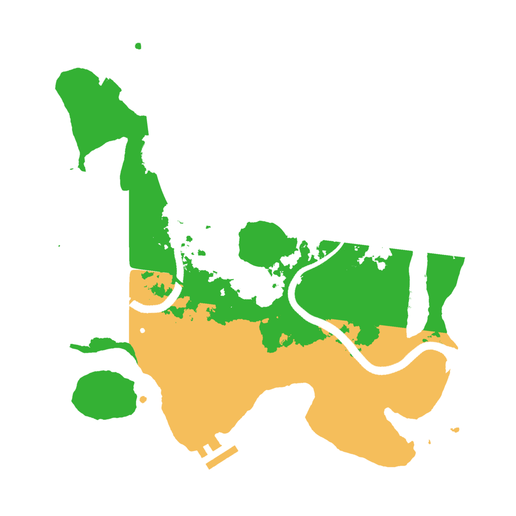 Biome Rust Map: Procedural Map, Size: 3000, Seed: 78262