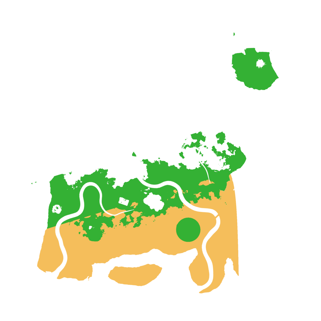 Biome Rust Map: Procedural Map, Size: 3500, Seed: 15448991