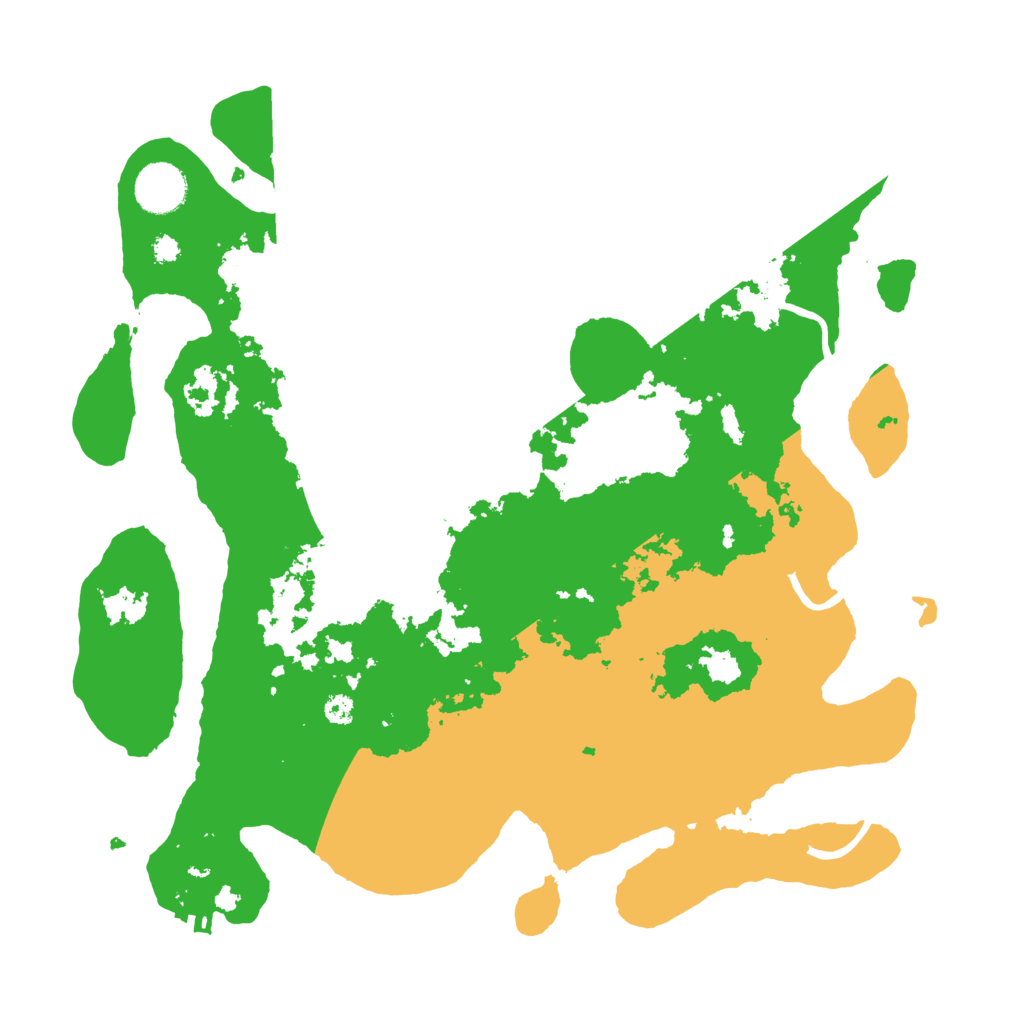 Biome Rust Map: Procedural Map, Size: 3500, Seed: 96178717