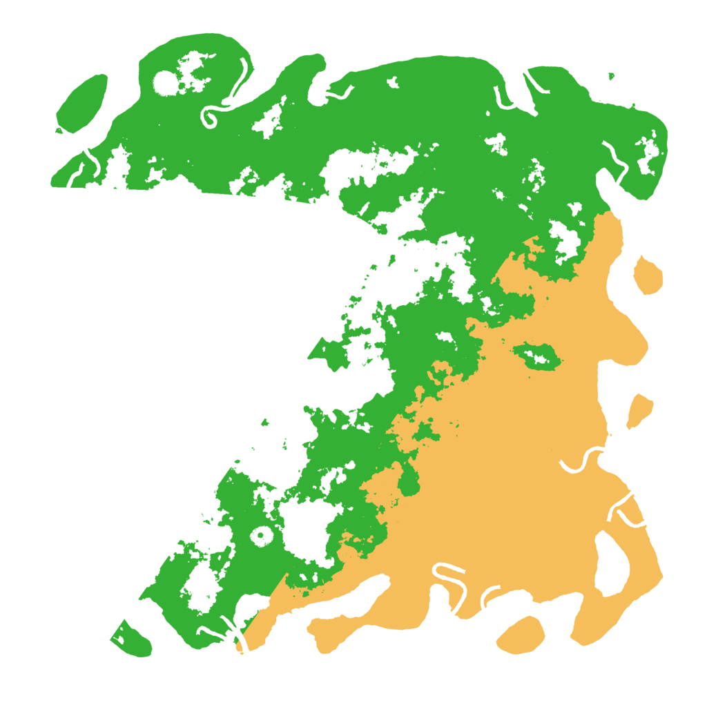 Biome Rust Map: Procedural Map, Size: 5000, Seed: 69696901