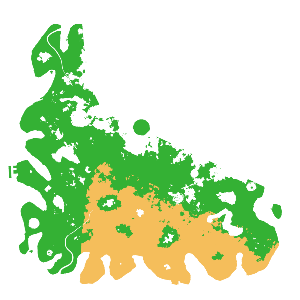 Biome Rust Map: Procedural Map, Size: 5000, Seed: 85799