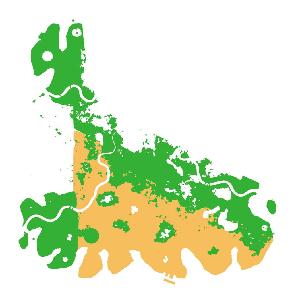 Biome Rust Map: Procedural Map, Size: 5000, Seed: 85799