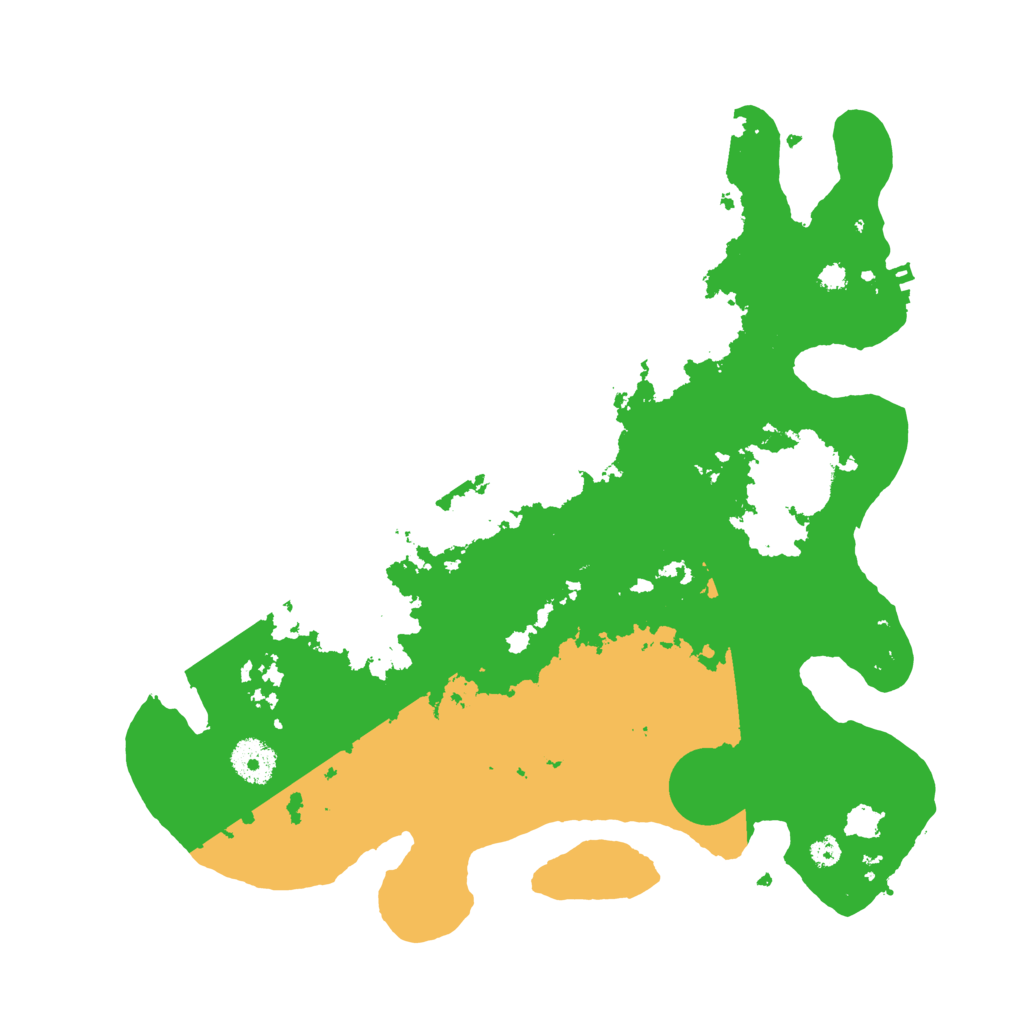 Biome Rust Map: Procedural Map, Size: 3500, Seed: 28453971