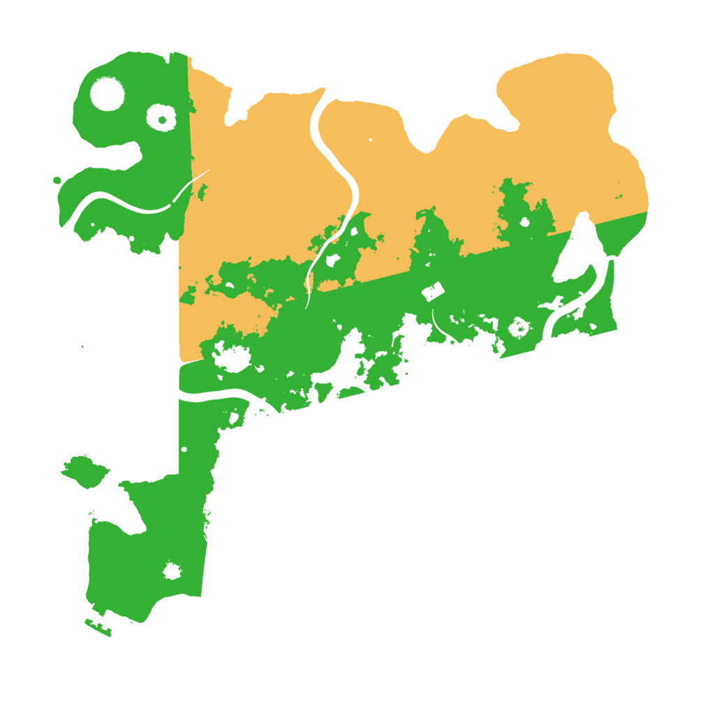 Biome Rust Map: Procedural Map, Size: 3700, Seed: 1652740023
