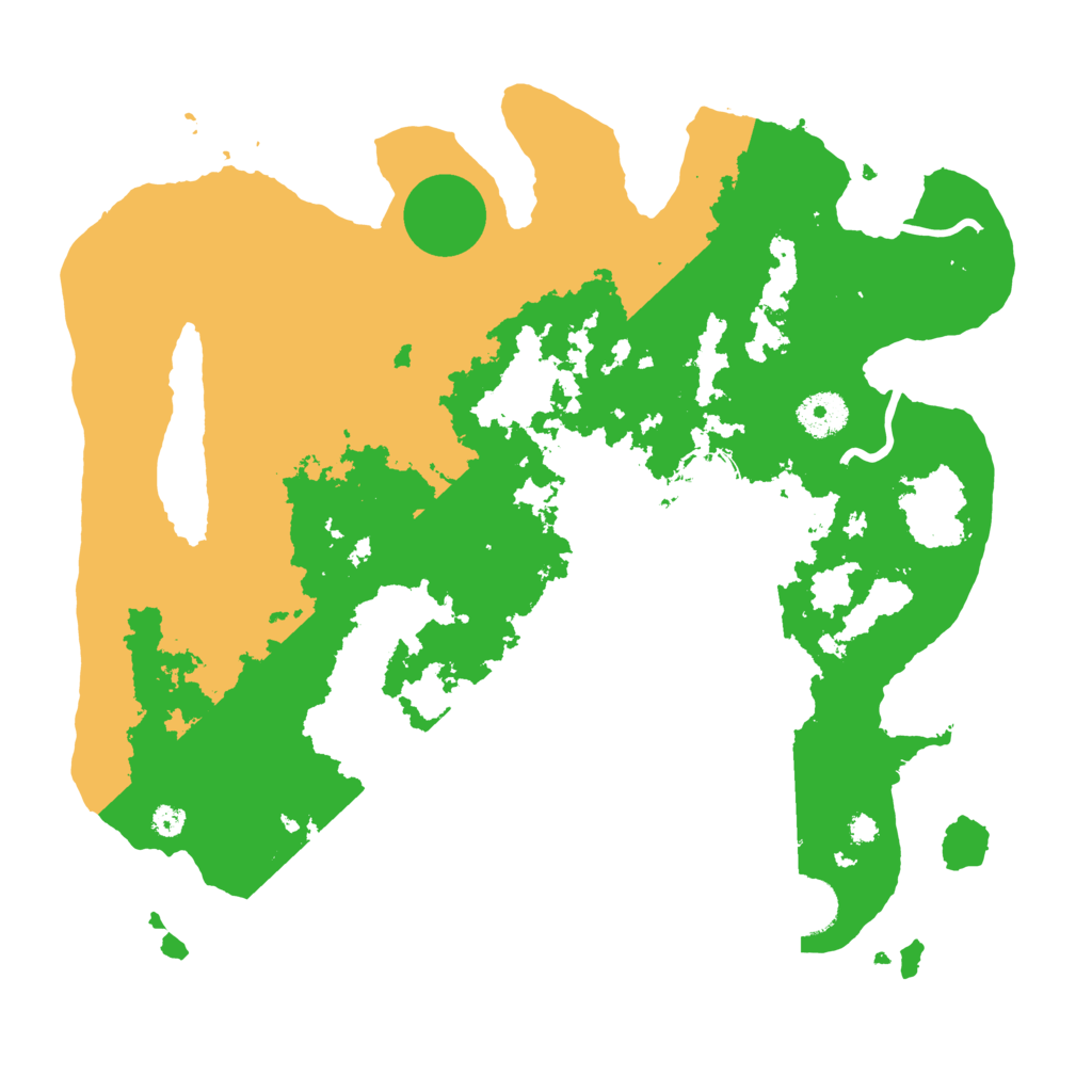 Biome Rust Map: Procedural Map, Size: 3500, Seed: 1766864131