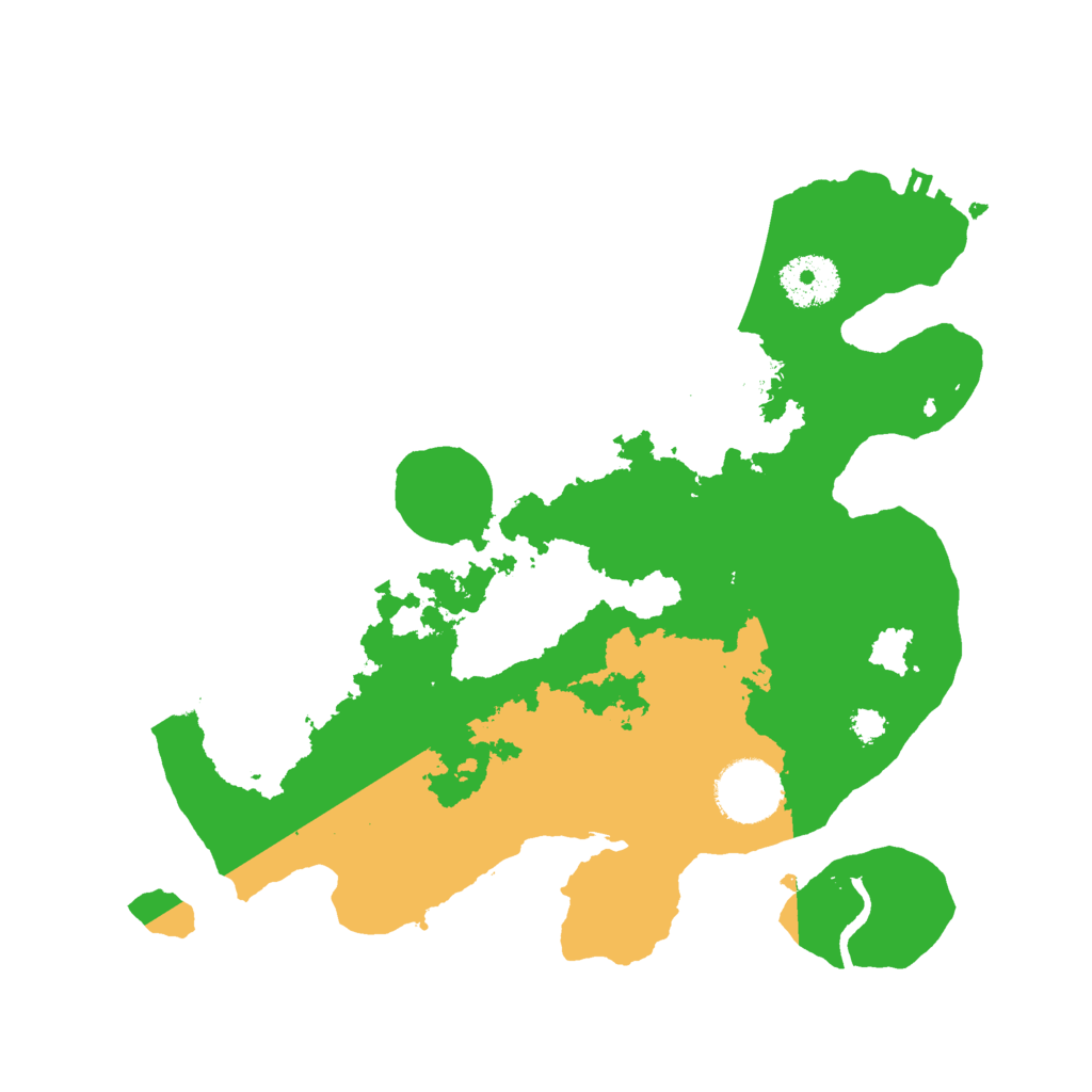 Biome Rust Map: Procedural Map, Size: 3000, Seed: 17381