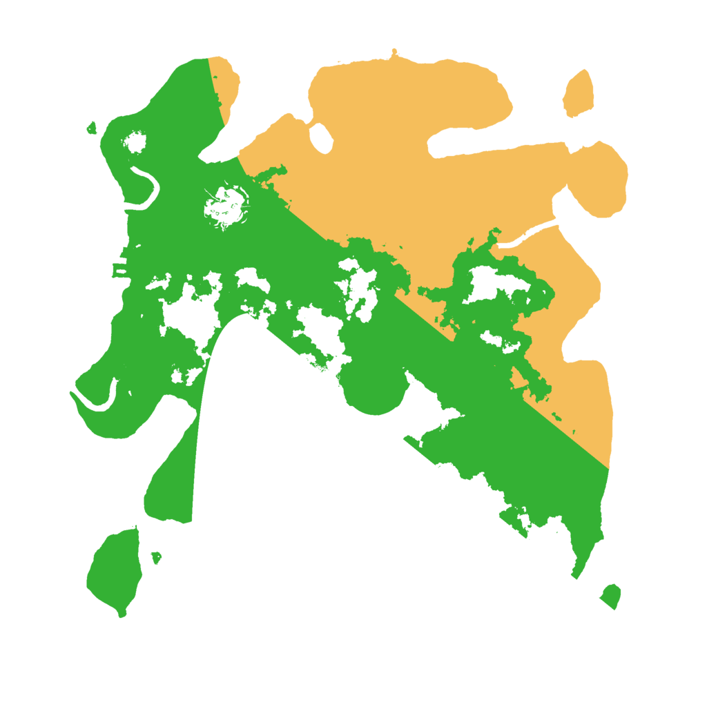 Biome Rust Map: Procedural Map, Size: 3000, Seed: 546855