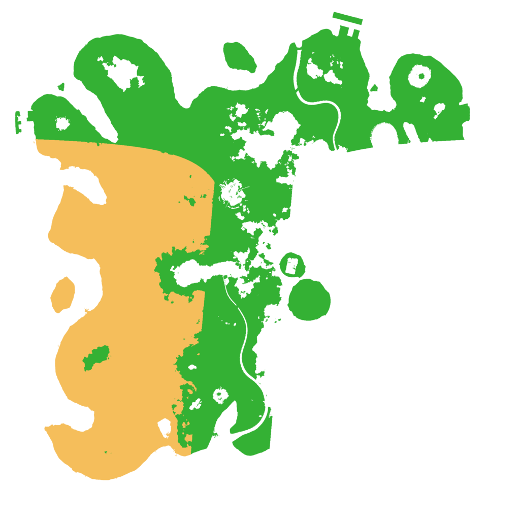 Biome Rust Map: Procedural Map, Size: 3500, Seed: 76334865