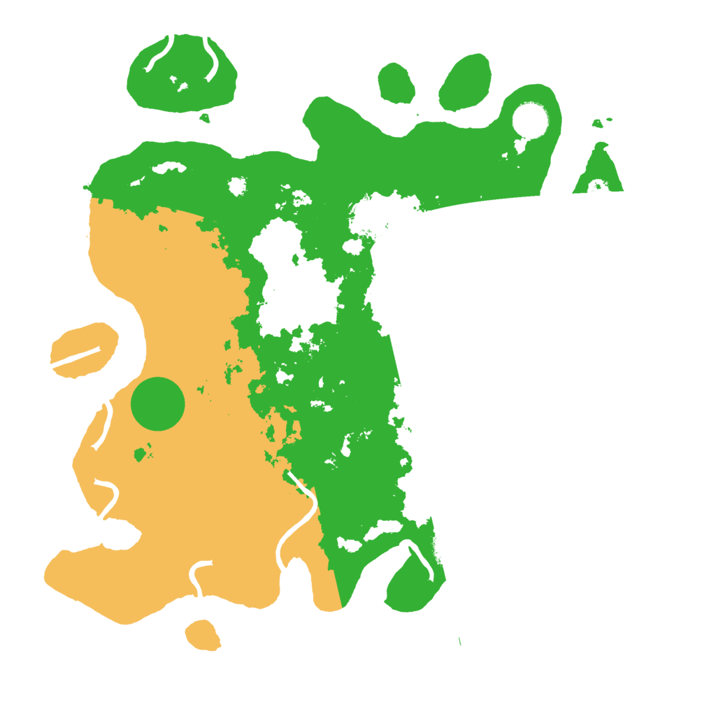 Biome Rust Map: Procedural Map, Size: 3500, Seed: 2076695399