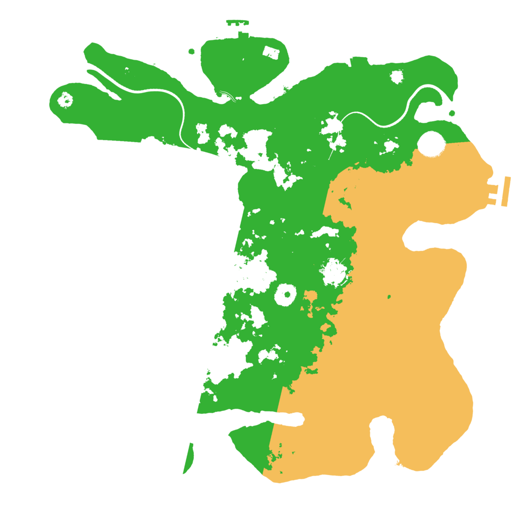 Biome Rust Map: Procedural Map, Size: 3500, Seed: 1114362797